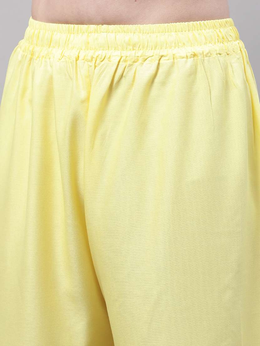 women multicolored solid set of 2 palazzos - 21500742 -  Standard Image - 4