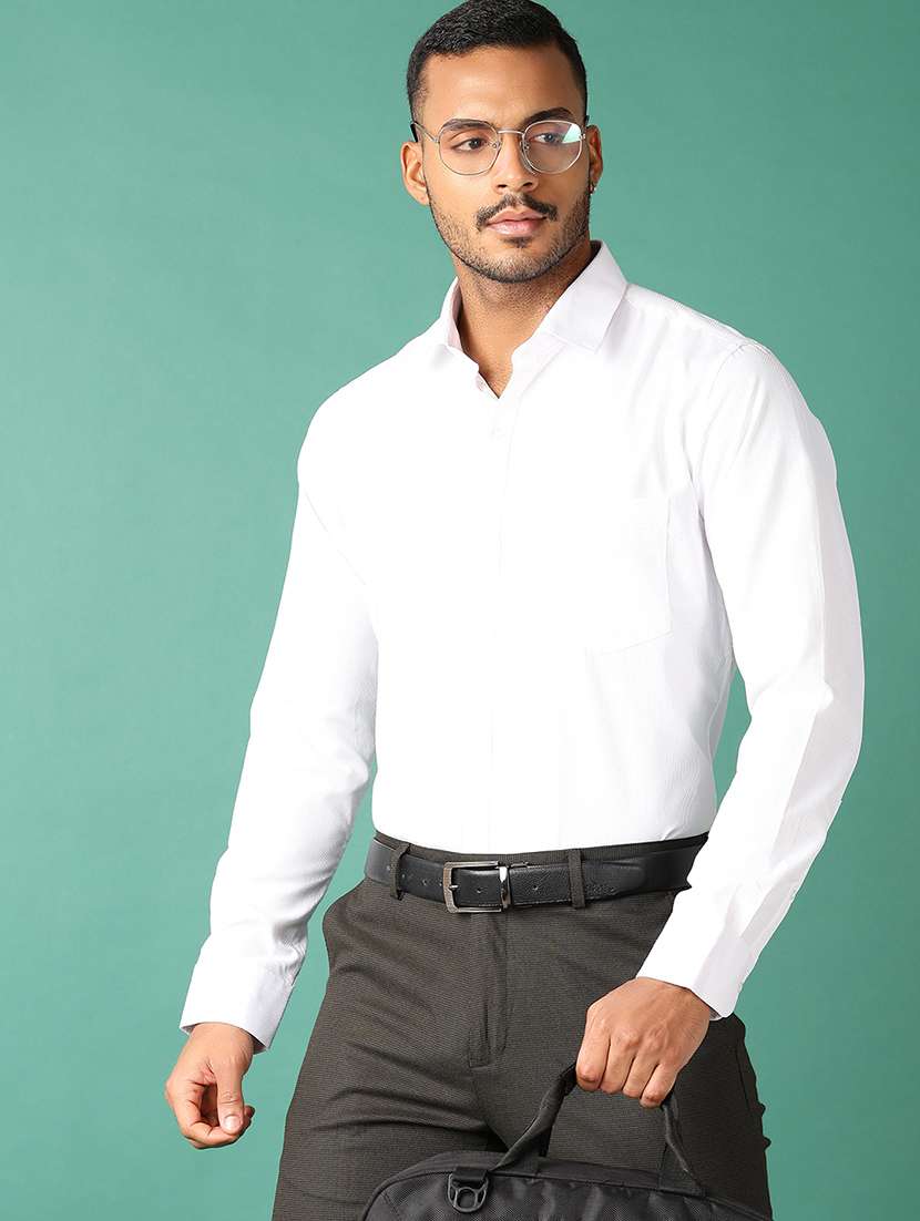men self design long sleeves formal shirt - 21500859 -  Standard Image - 1