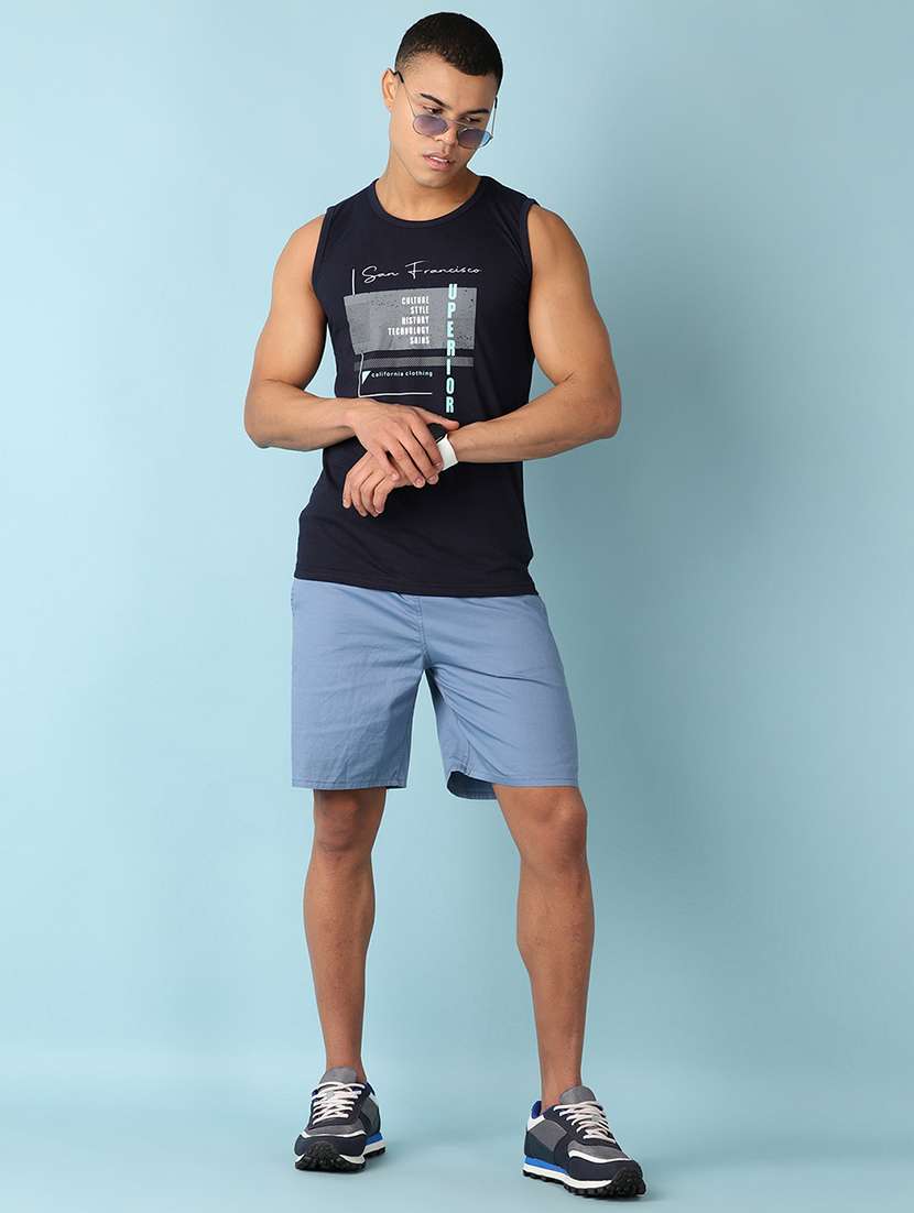 men light blue solid short - 21501805 -  Standard Image - 4