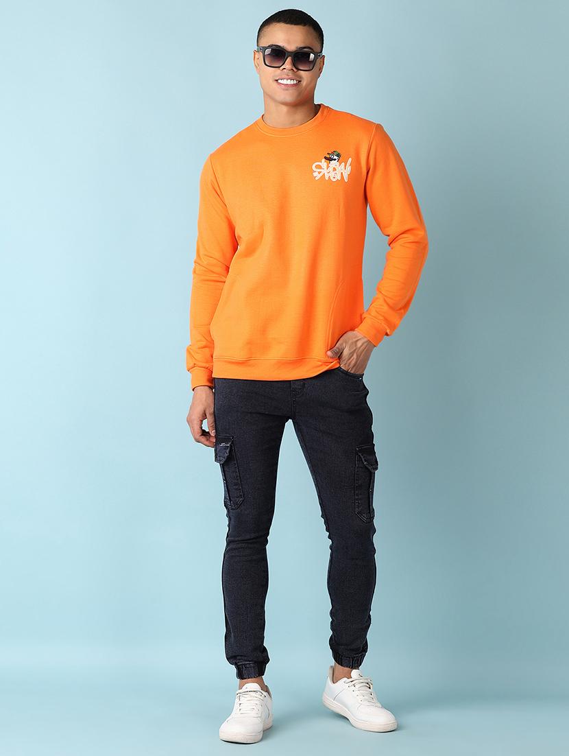 men solid mid rie slim fit cargo - 21501893 - Standard Image - 4