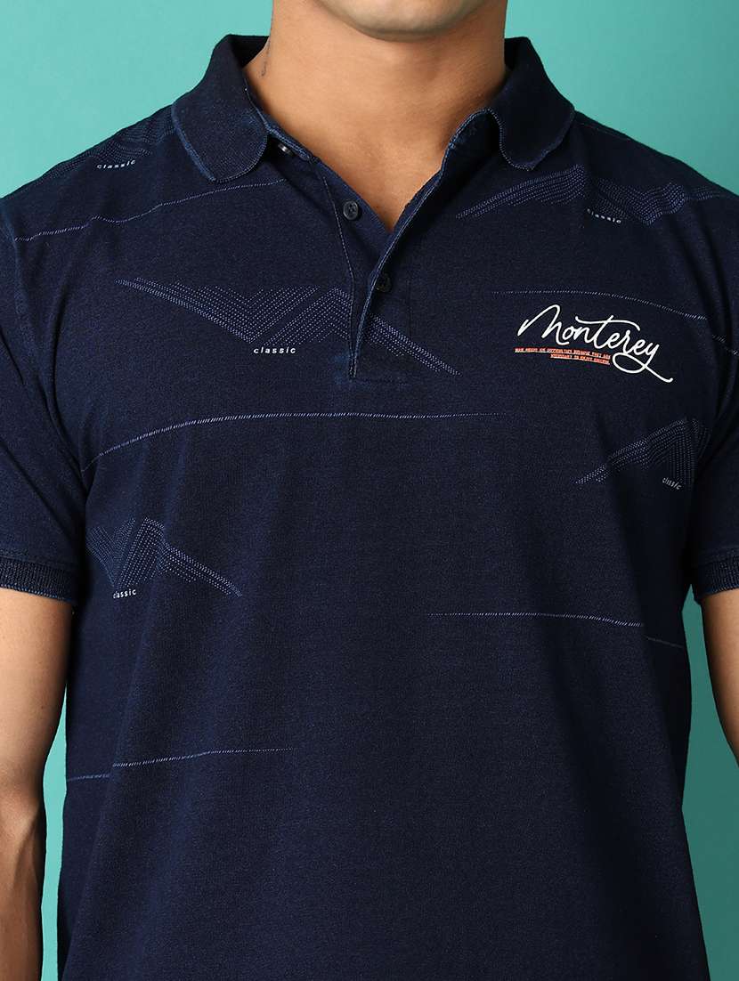 men short sleeves printed polo t-shirt - 21501982 -  Standard Image - 4