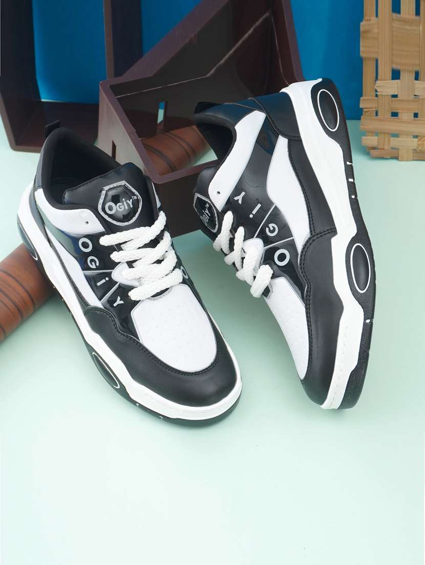 men white lace up sneakers - 21502232 - Zoom Image - 0