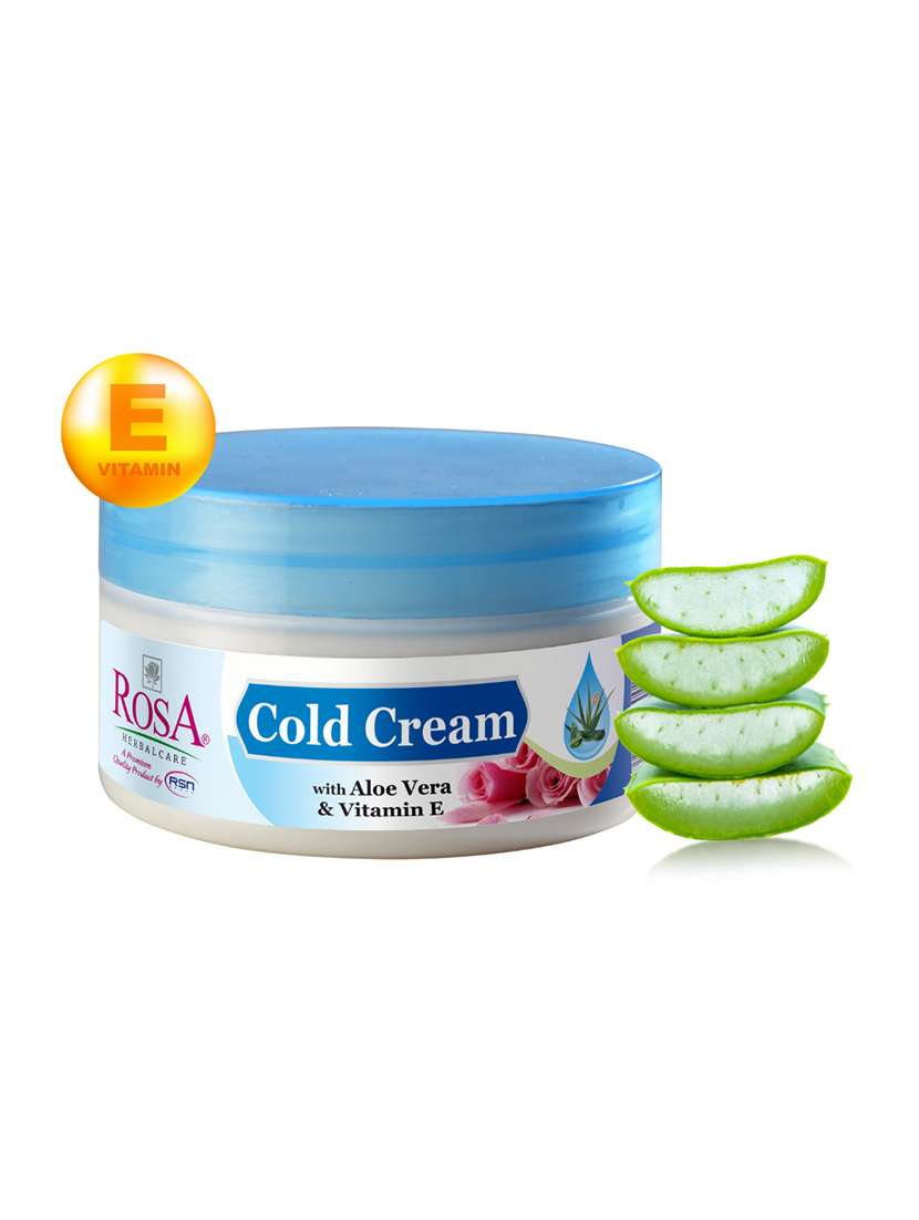 rosa cold cream with aloe vera and vitamin e l moisturizing and soothing - 21502363 -  Standard Image - 1