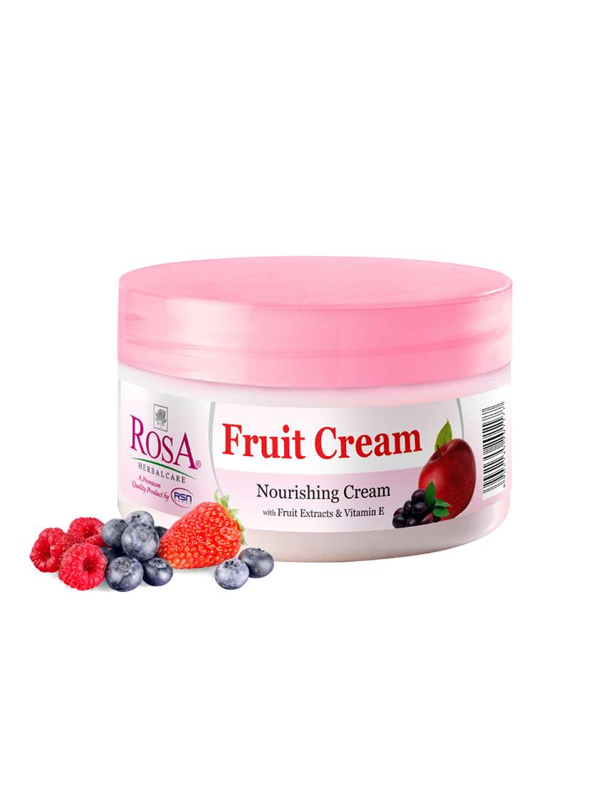 rosa fruit cream with fruit extracts and vitamin e i moisturizing and soothing - 21502366 -  Standard Image - 1