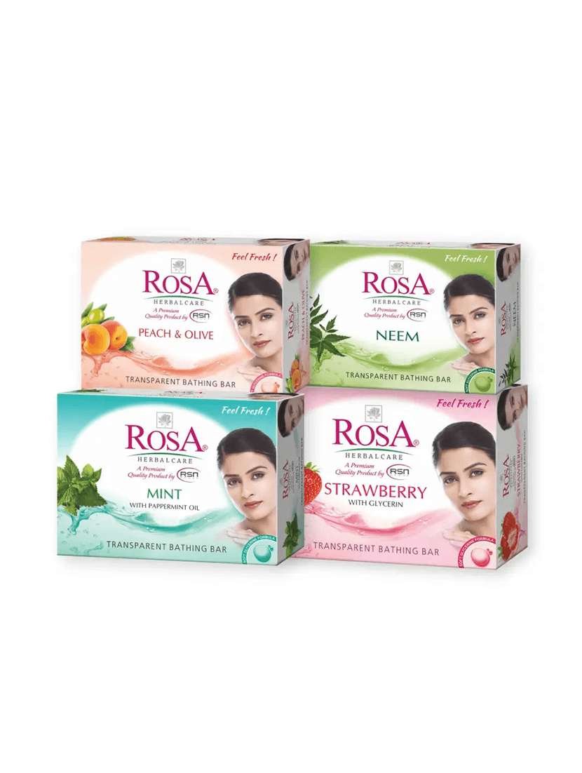 rosa transparent combo pack gel soap (buy 3- get 1 free - 21502375 -  Standard Image - 1