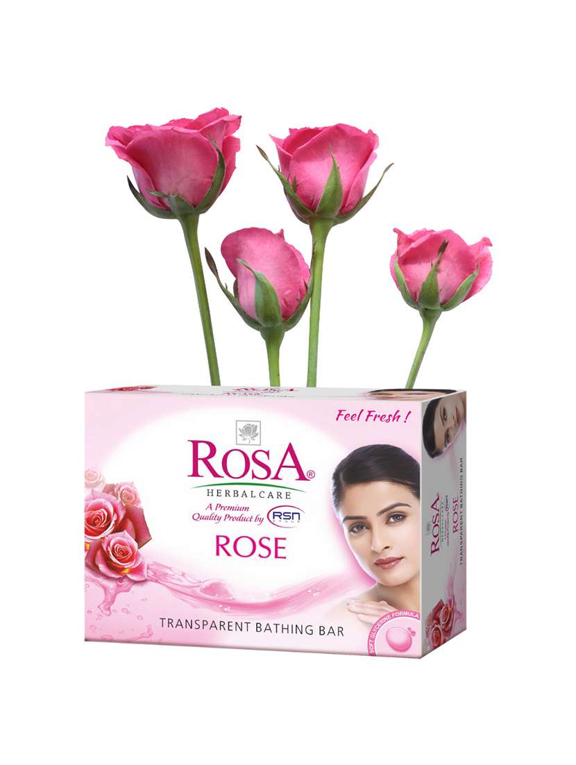 rosa transparent rose & glycerin gel soap i skin conditioners i - 21502381 -  Standard Image - 1