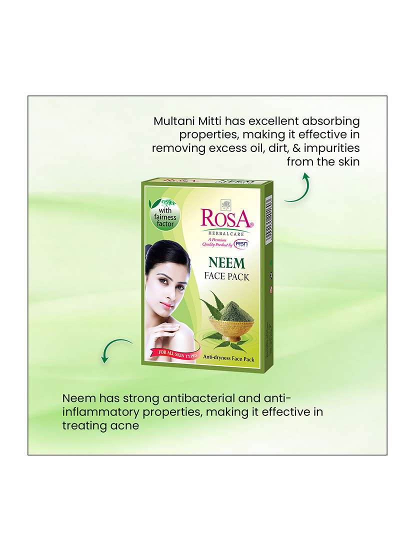 rosa neem face pack with tulsi i remove pimples & black - 21502408 -  Standard Image - 1