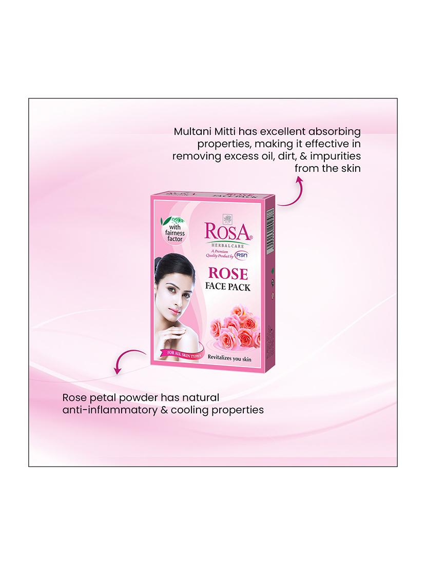 rosa rose face pack with sandal i glowing & tones up skin - 21502412 - Standard Image - 1