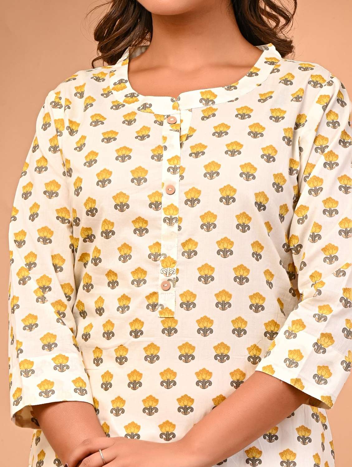 women white printed a-line kurta - 21502457 -  Standard Image - 4