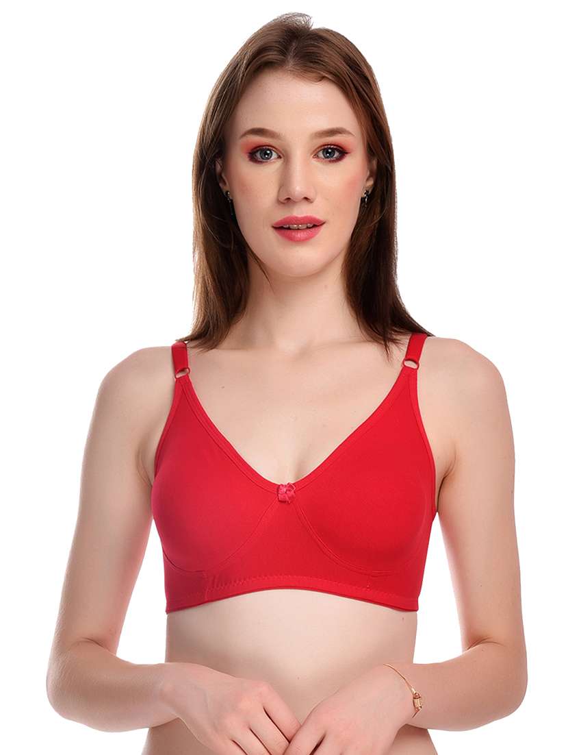 pack of 2 multi coloured hosiery t-shirt bra - 21502471 -  Standard Image - 4