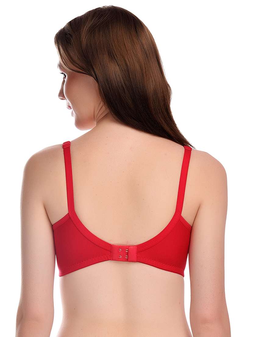 pack of 2 multi coloured hosiery t-shirt bra - 21502471 -  Standard Image - 6