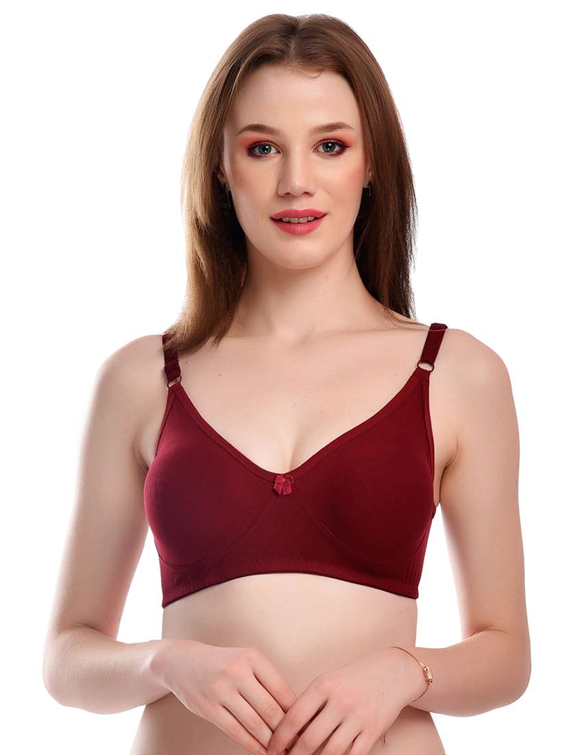 pack of 2 multi coloured hosiery t-shirt bra - 21502481 -  Standard Image - 1