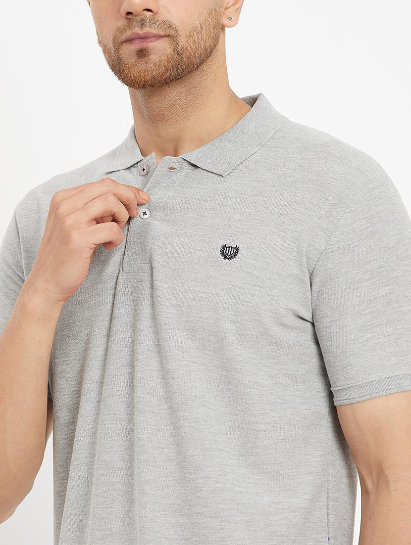 men polo neck plain t-shirt - 21502498 - Standard Image - 4