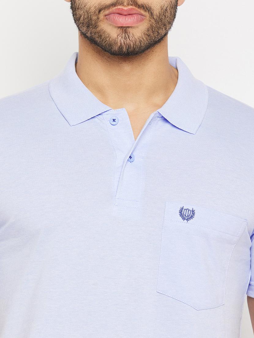 men polo neck plain t-shirt - 21502588 - Standard Image - 4