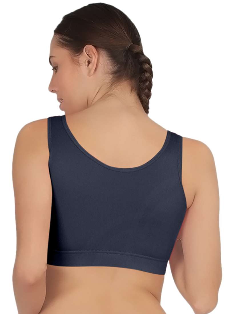 women solid full coverage sports bra - 21502821 -  Standard Image - 1