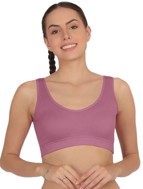women solid full coverage sports bra - 21502827 -  Standard Image - 0
