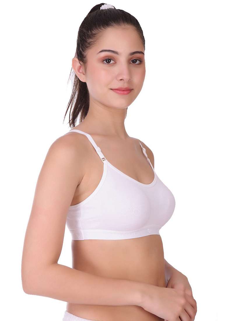 women solid full coverage sports bra - 21502878 - Standard Image - 1