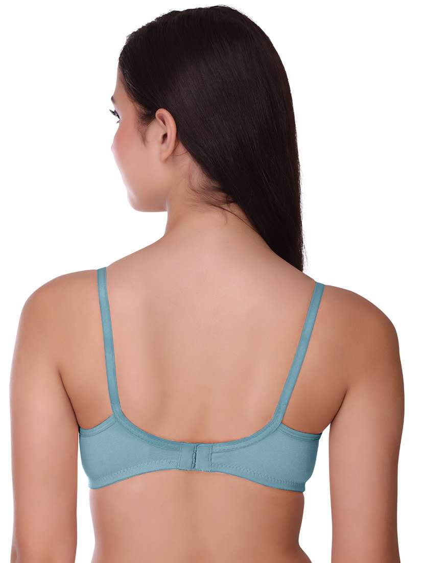women solid cotton regular bra - 21502905 -  Standard Image - 1