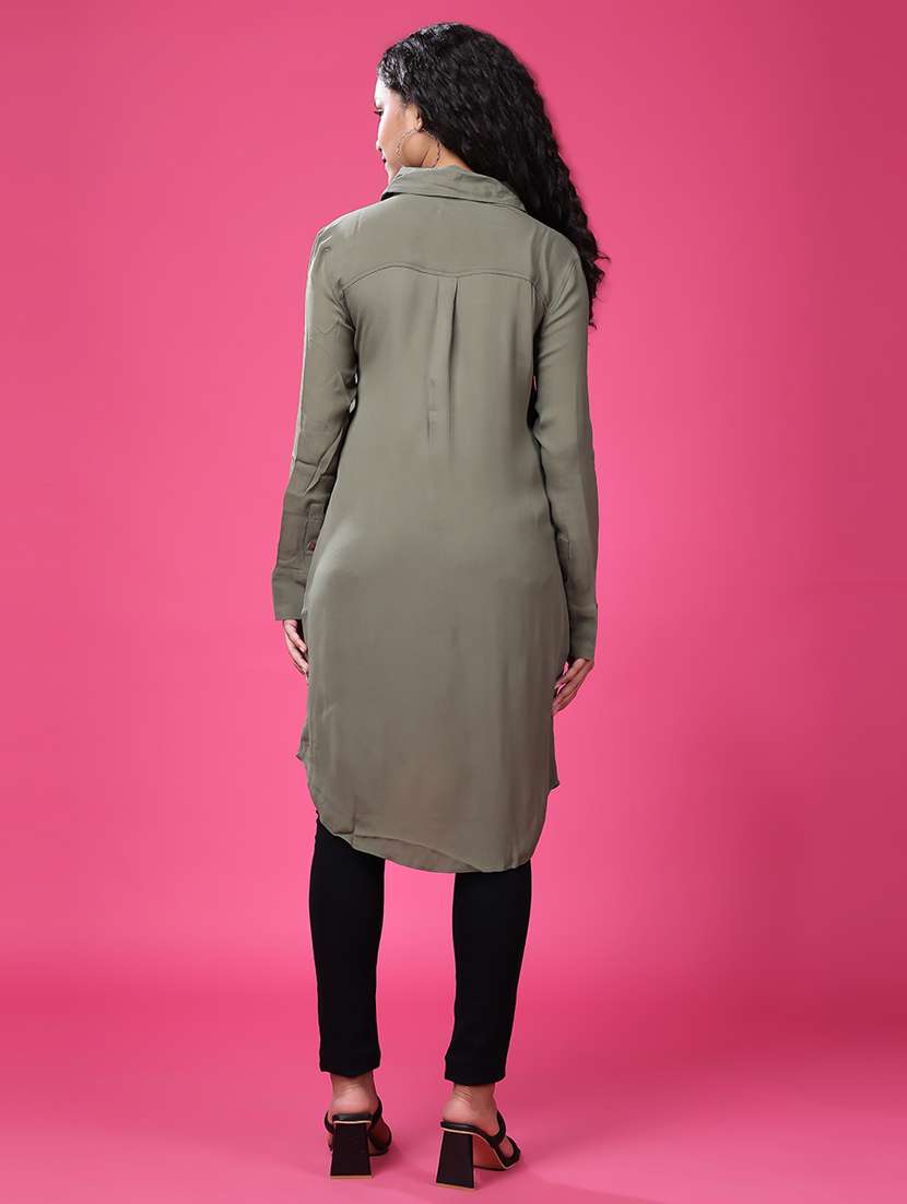 grey polyester regular top - 21503121 - Standard Image - 4