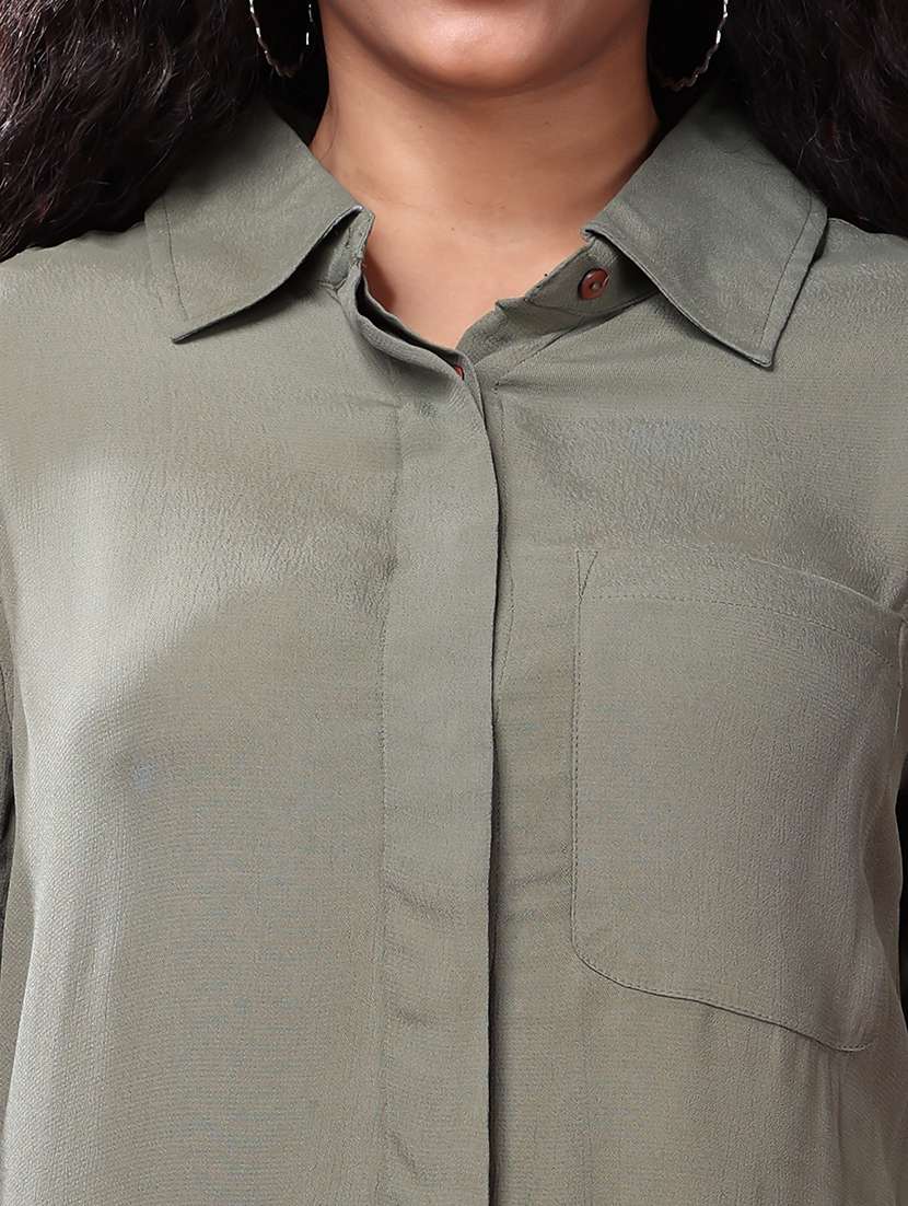 grey polyester regular top - 21503121 - Standard Image - 6