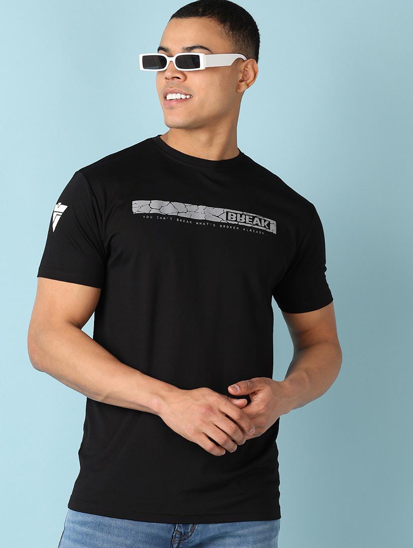 men chest print short sleeve t-shirt - 21503544 - Standard Image - 1