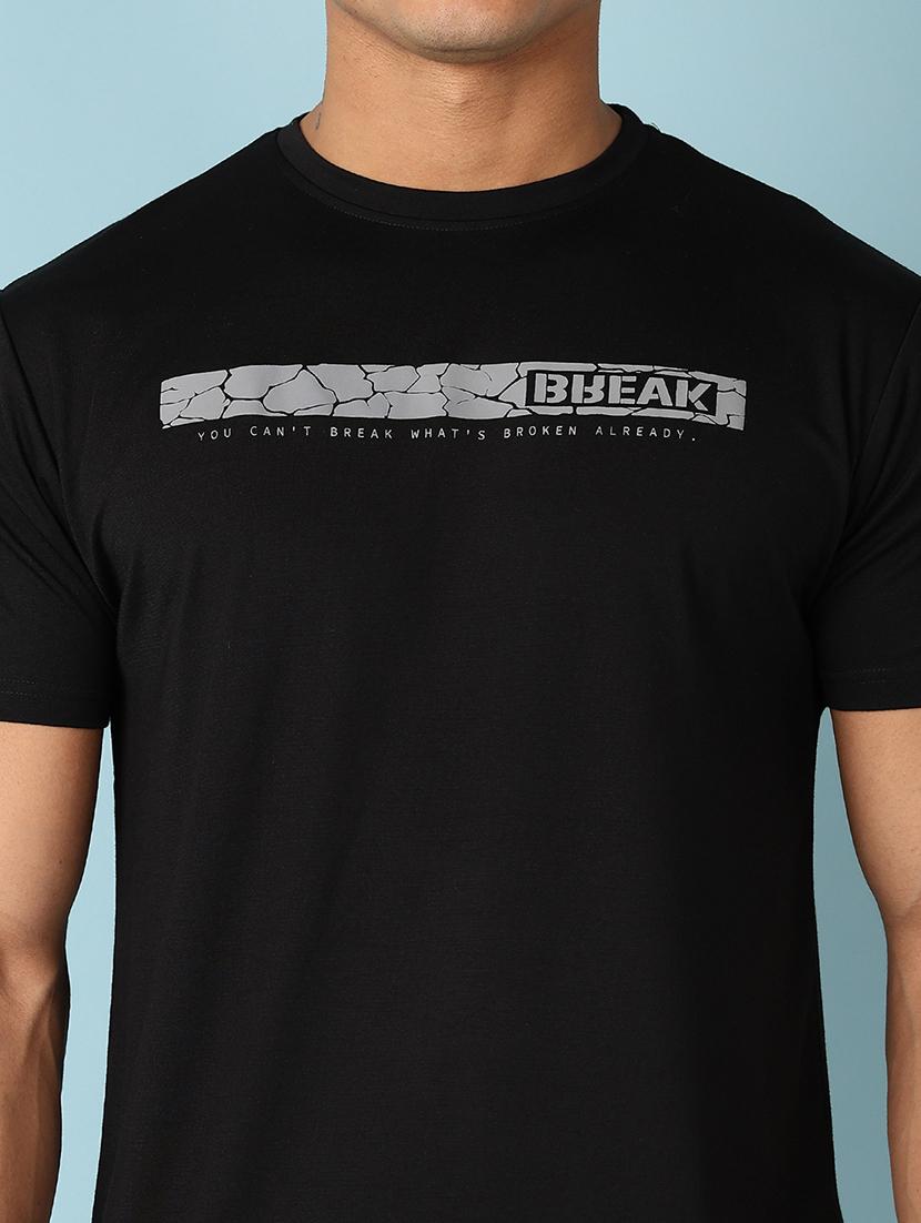 men chest print short sleeve t-shirt - 21503544 - Standard Image - 4