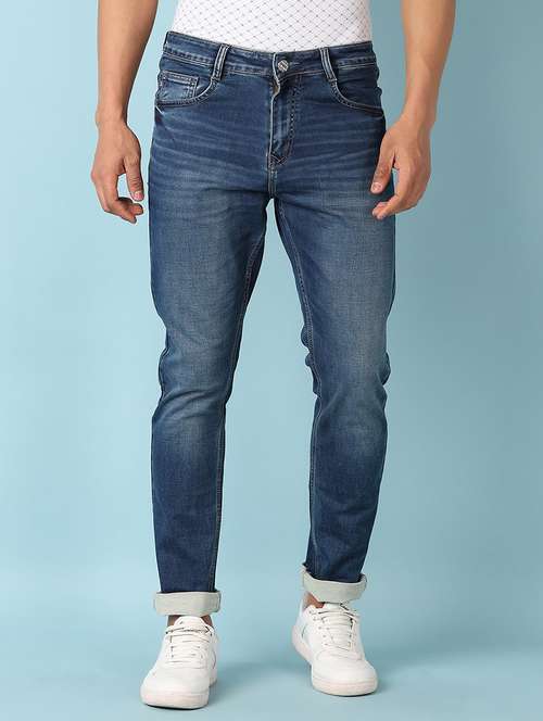 men solid mid rise slim fit jean - 21503578 -  Standard Image - 0