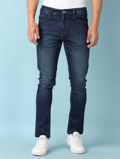 men solid mid rise slim fit jean - 21503581 - Standard Image - 0