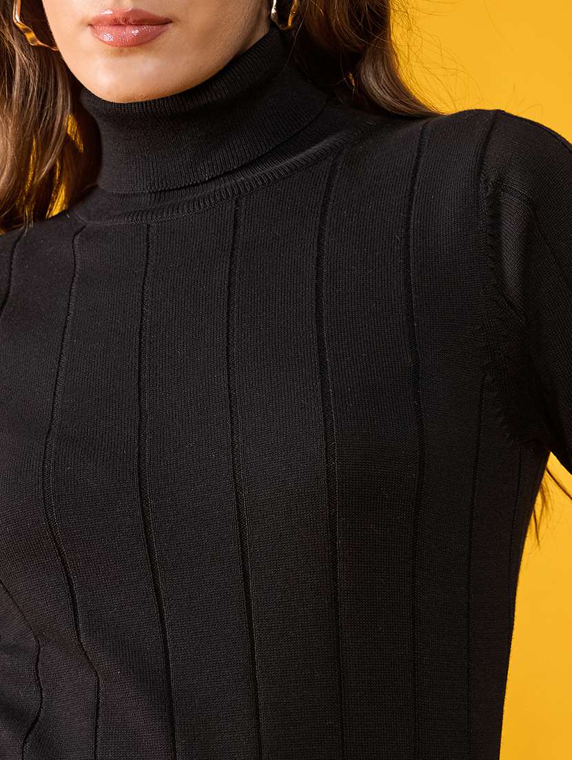 women black cotton pullover - 21503707 - Standard Image - 4