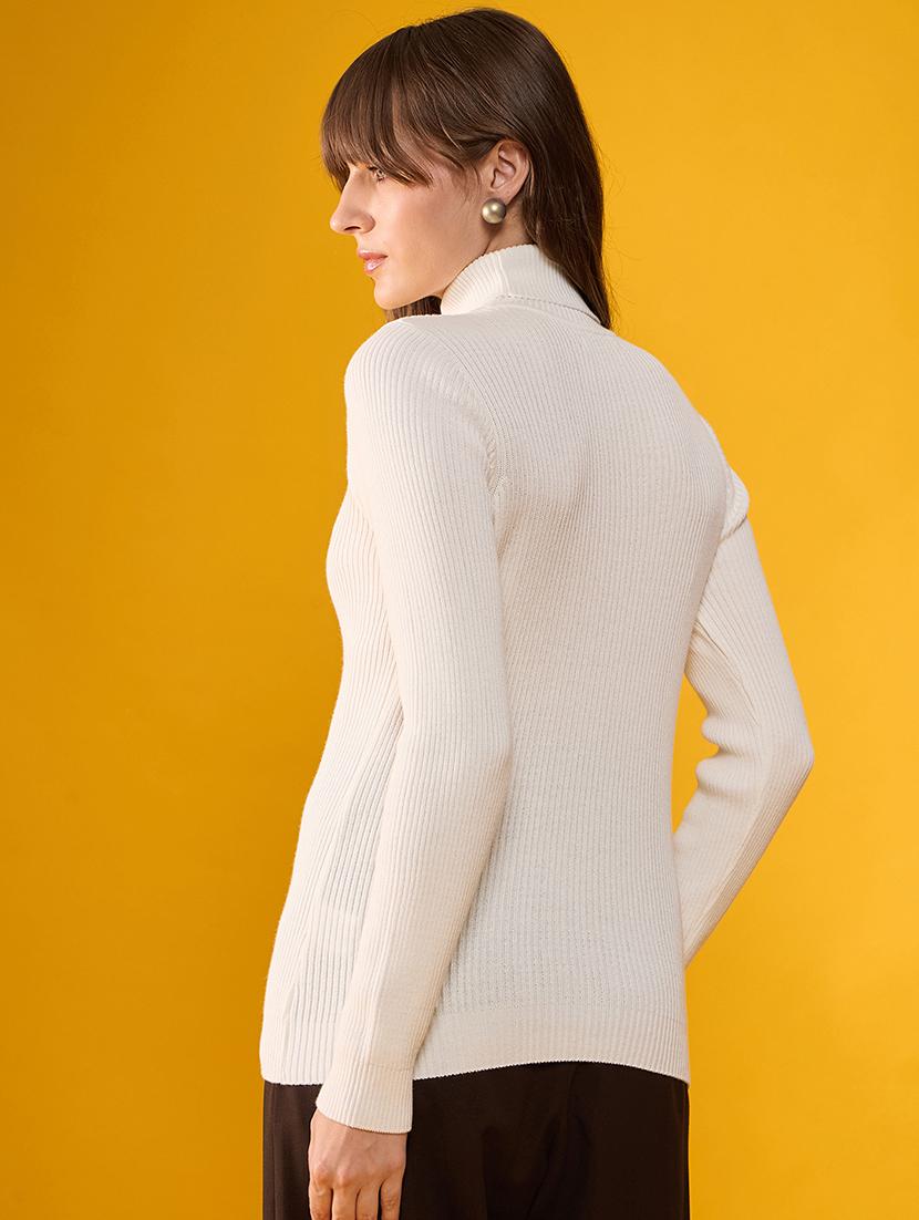 women white cotton pullover - 21503719 - Standard Image - 1