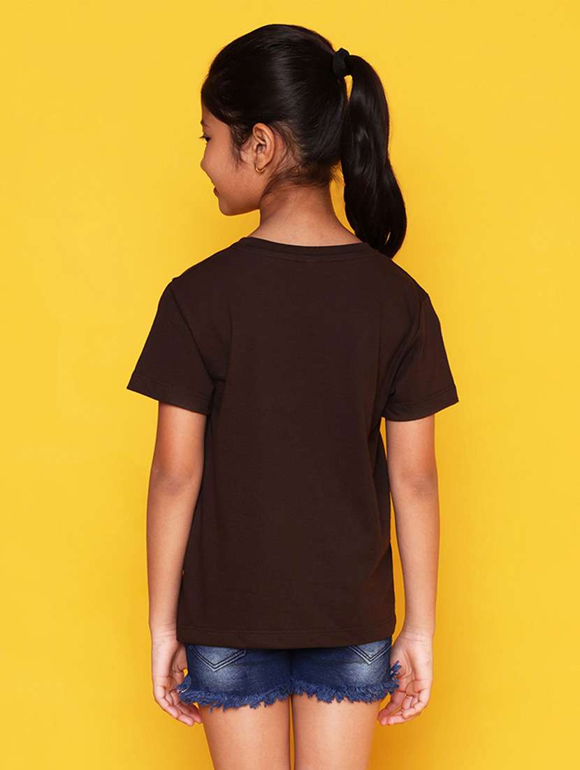 girls cute character printed round neck tee - 21503771 -  Standard Image - 1