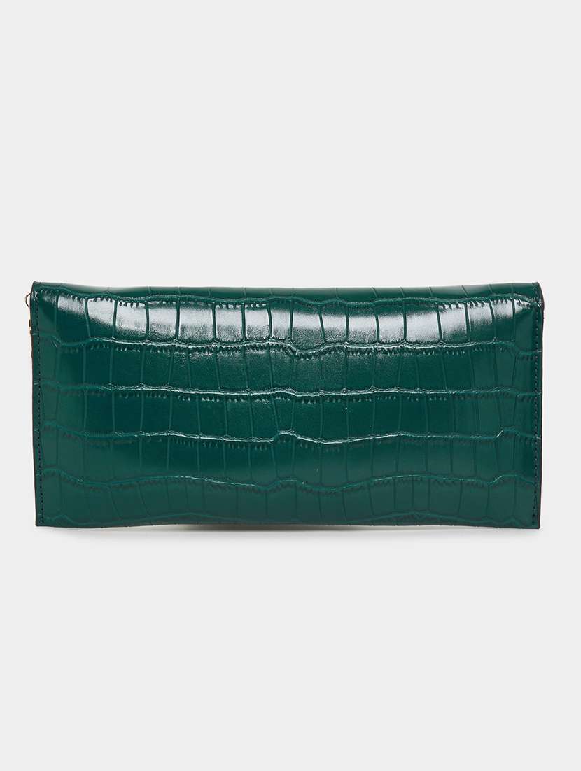 women teal pu sling bag - 21503958 -  Standard Image - 1