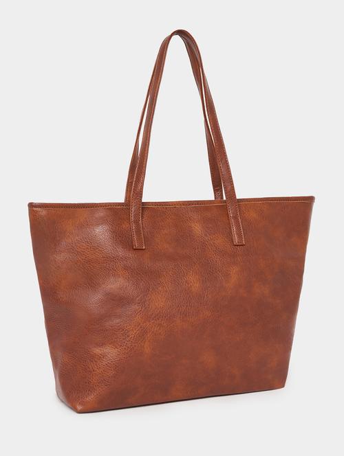women brown pu handbag - 21503972 - Standard Image - 0
