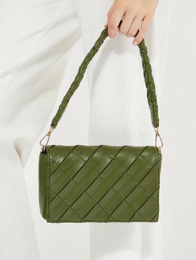 women green pu handbag - 21503985 - Standard Image - 6