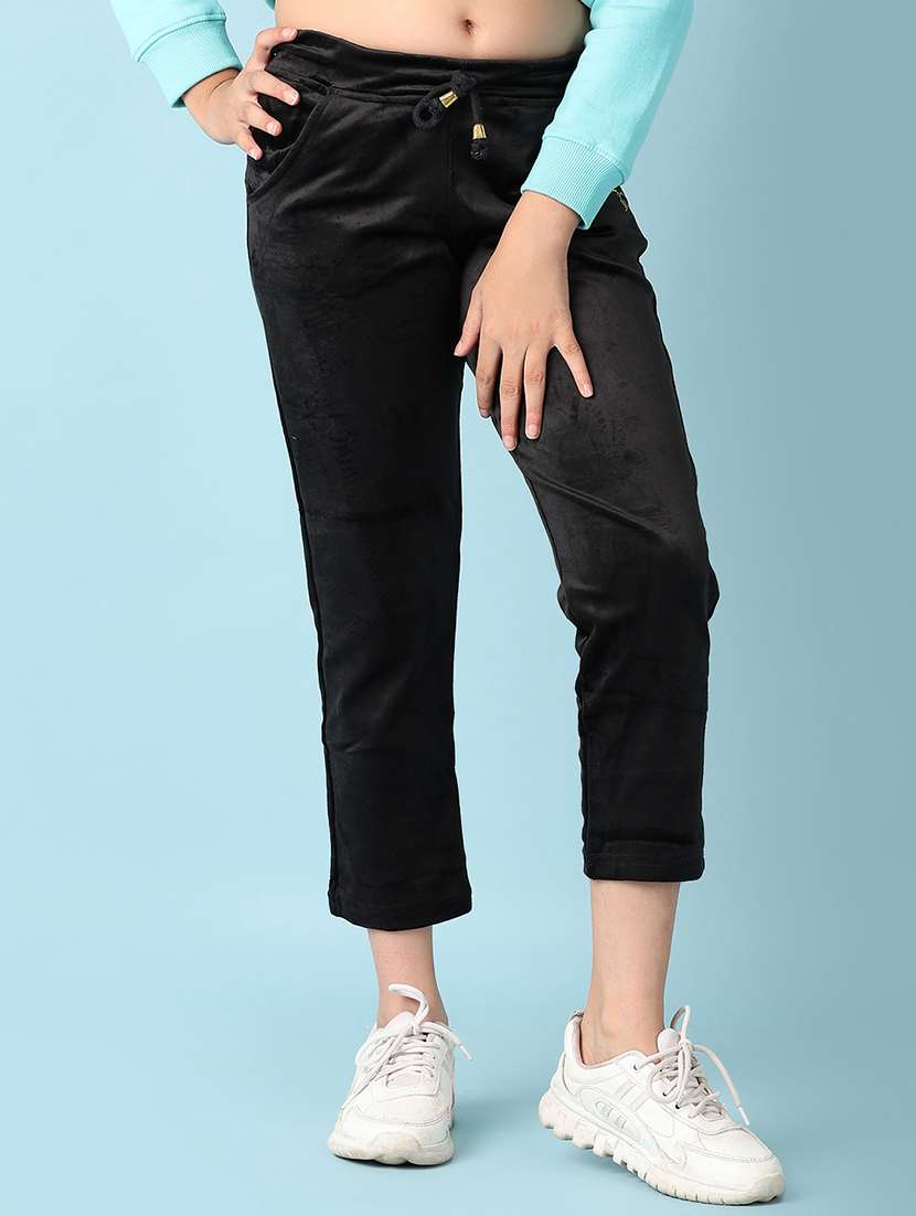 girls black cotton pyjama - 21505543 -  Standard Image - 1