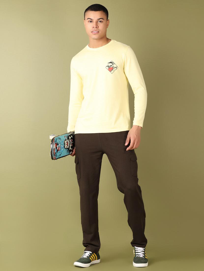 men mid rise solid cargo - 21505620 - Standard Image - 4