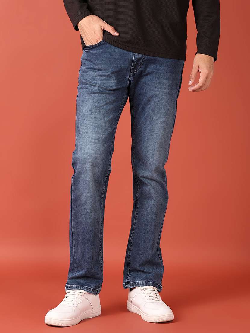 men solid mid rise slim fit jean - 21505691 -  Standard Image - 1