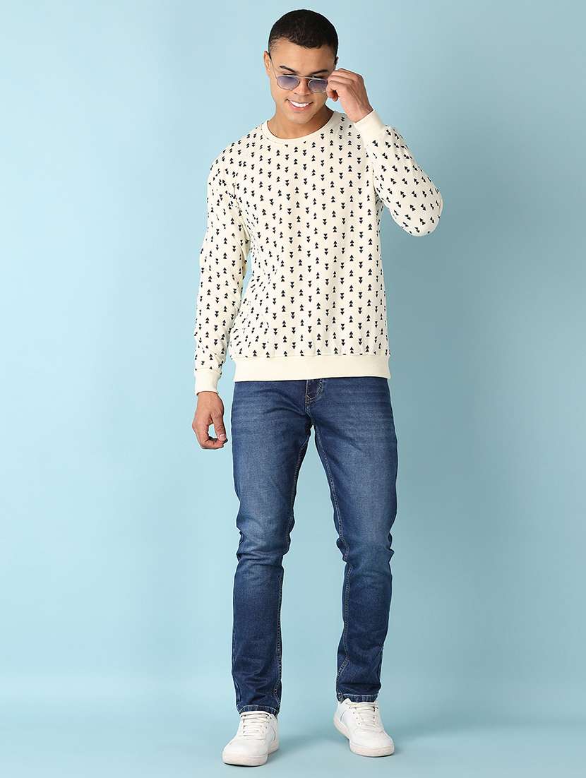 men solid mid rise slim fit jean - 21505692 -  Standard Image - 4