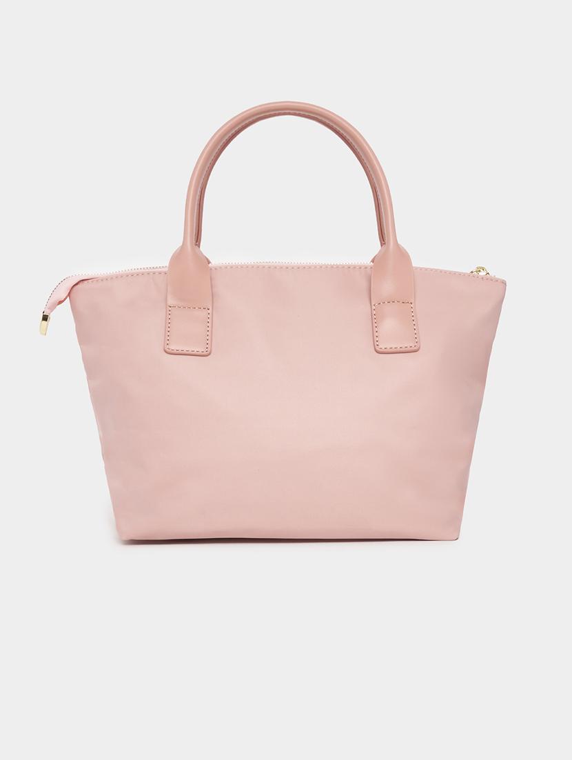 women pink solid handbag - 21505974 -  Standard Image - 1