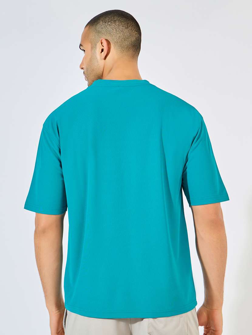 men round neck logo printed t-shirt - 21506037 -  Standard Image - 1