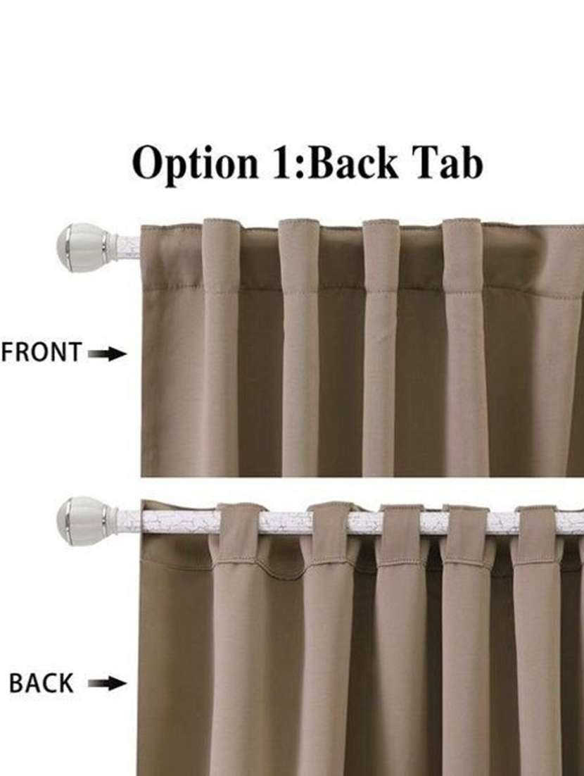 beige flower printed curtains - 21506147 -  Standard Image - 4