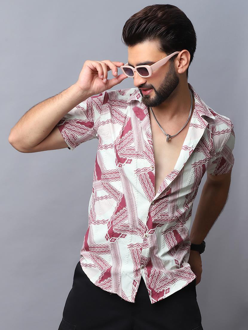 men white cotton casual shirt - 21506888 - Standard Image - 1