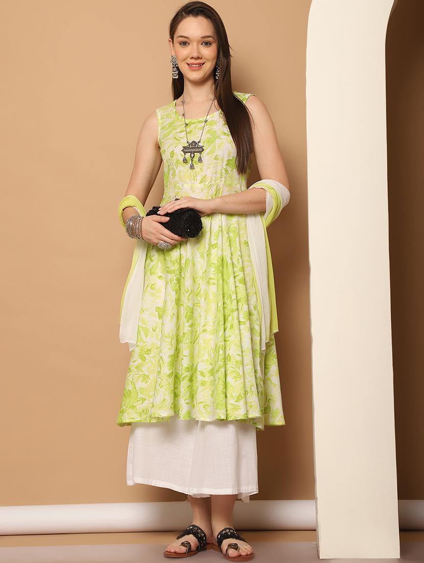 women green printed suit set - 21507049 - Zoom Image - 0