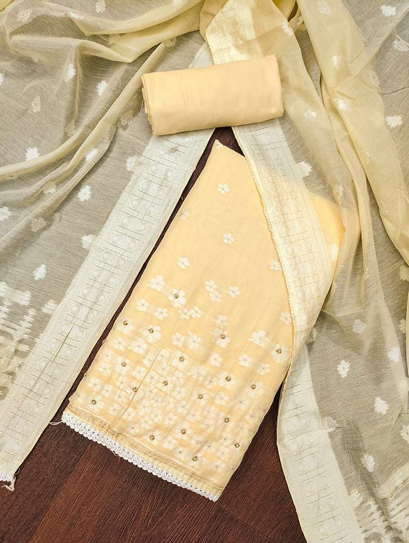 women embellished unstitched suit - 21507251 -  Standard Image - 1