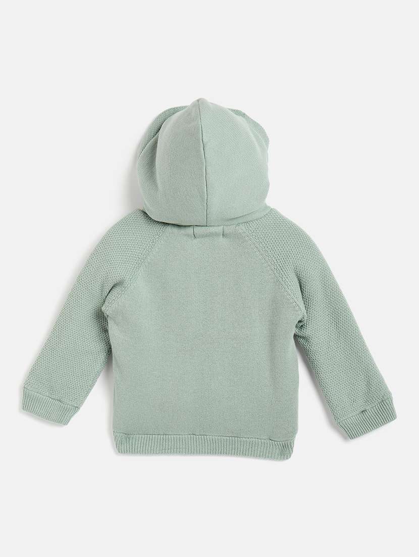 boys hooded self-designed sweater - 21507442 -  Standard Image - 1