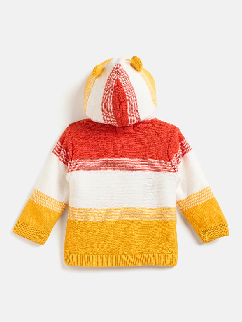 girls yellow cotton sweater - 21507472 - Standard Image - 1