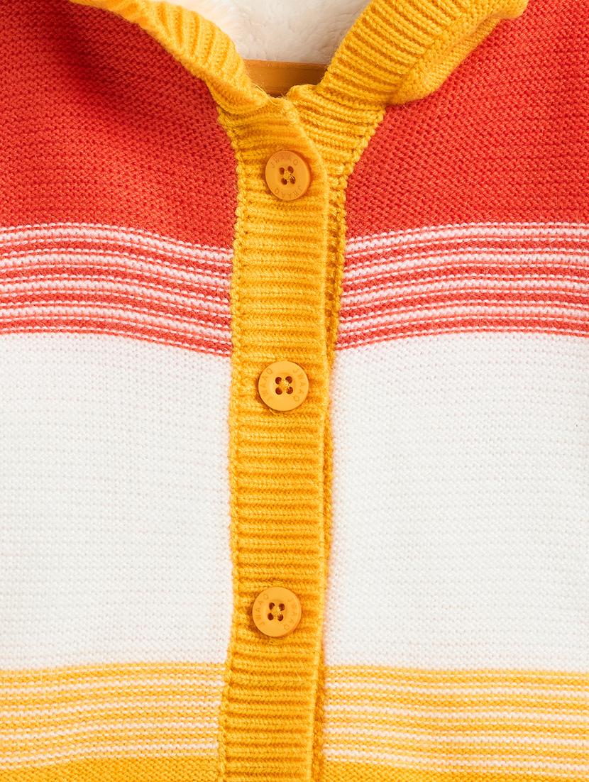 girls yellow cotton sweater - 21507472 - Standard Image - 4