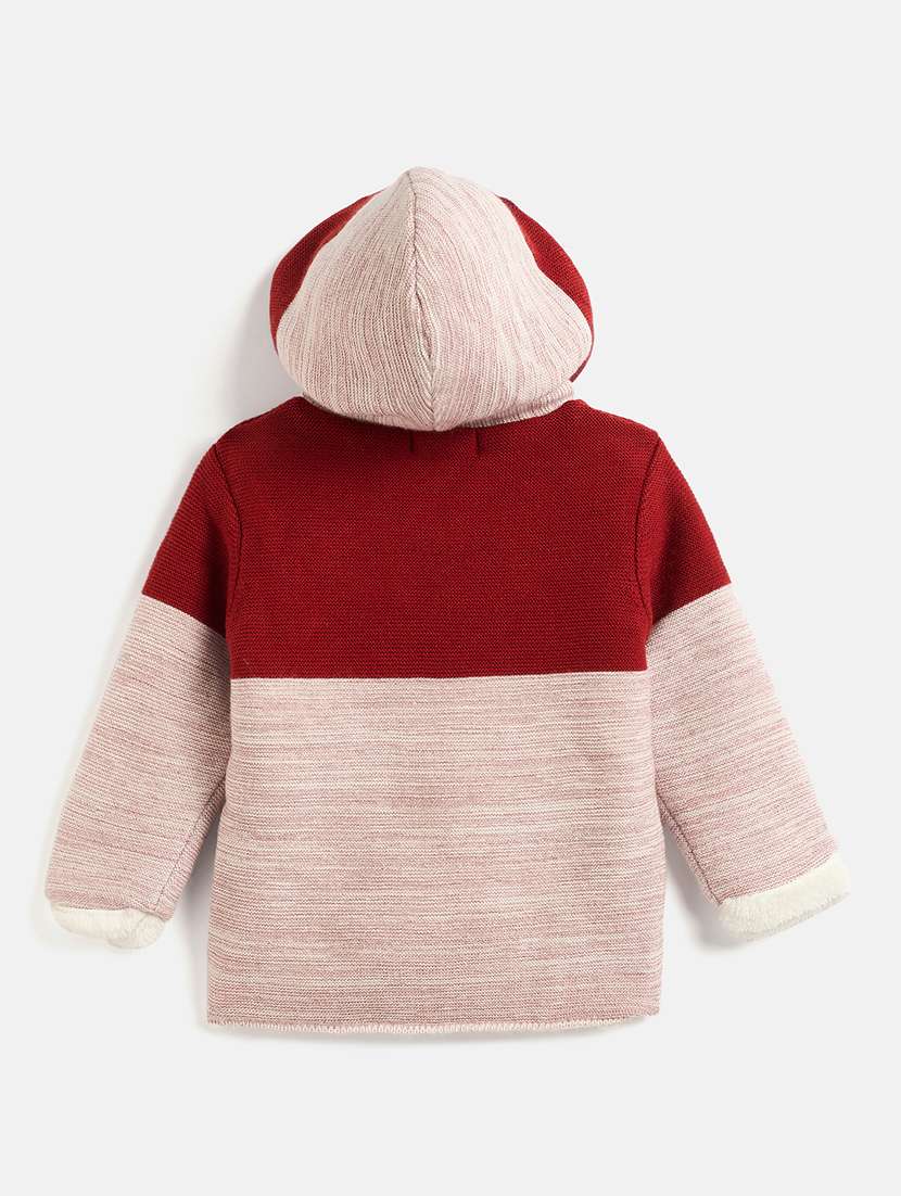 girls pink cotton sweate - 21507481 - Standard Image - 1
