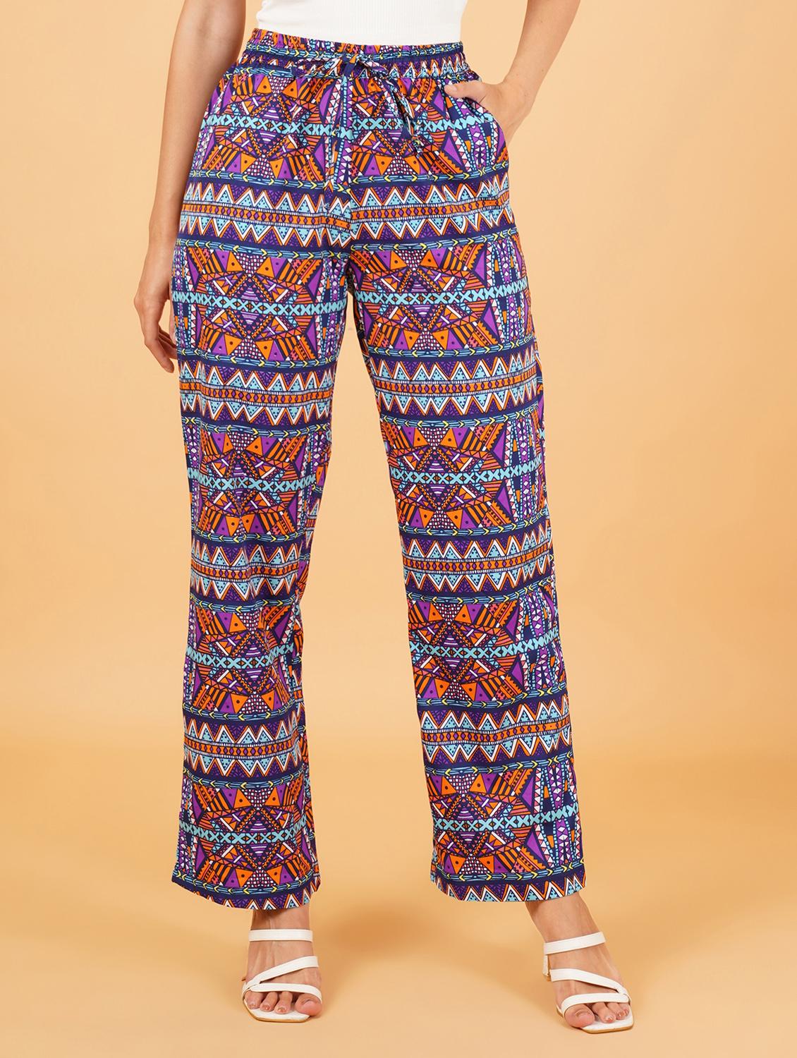 women ankle length printed palazzo - 21507611 -  Zoom Image - 0