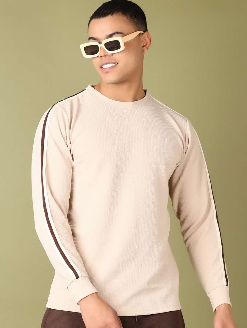 men solid long sleeve t-shirt - 21507656 -  Standard Image - 1